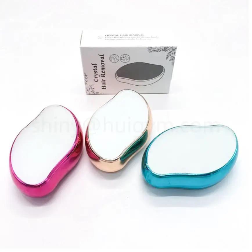 Crystal Hair Eraser – Magic Painless Hair Remover Stone for Men & Women | Reusable Exfoliating Epilator for Legs, Arms & Back | Smooth & Silky Skin